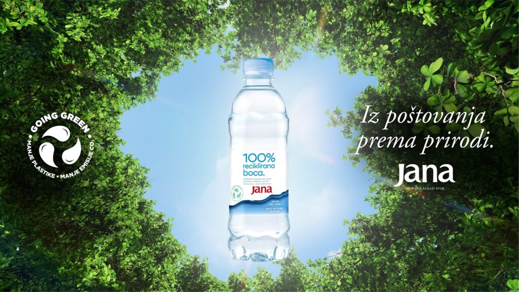 Iz poštovanja prema prirodi: Jana u 100% recikliranoj boci 1 - hrpsor Hrvatski poslovni savjet za održivi razvoj