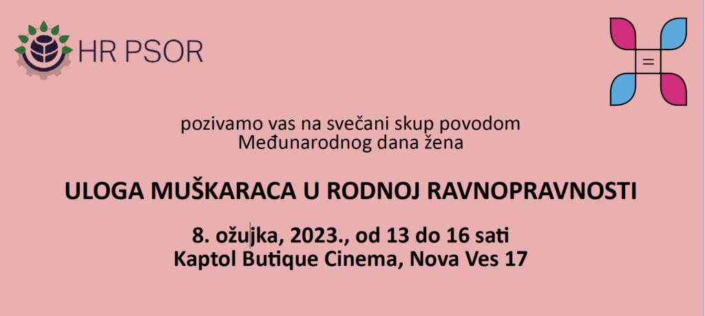 Uloga Muškaraca u rodnoj ravnospravnosti 16 - hrpsor Hrvatski poslovni savjet za održivi razvoj